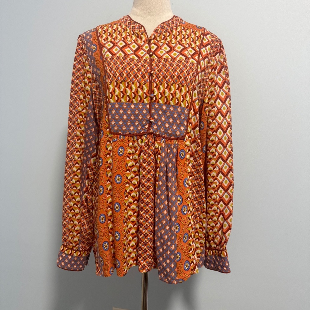 Anthropologie Lively Boho Top‎ Size M